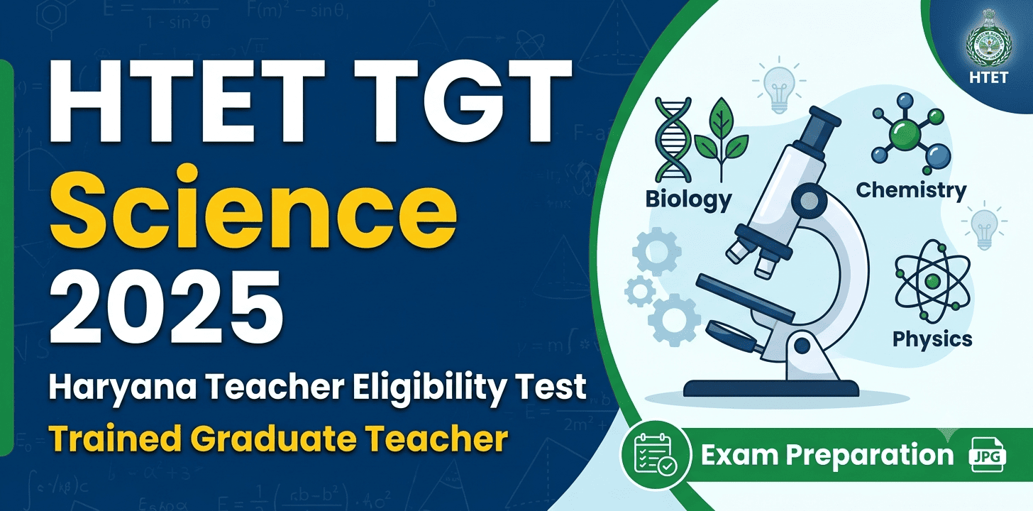 HTET TGT Science 2025 cover